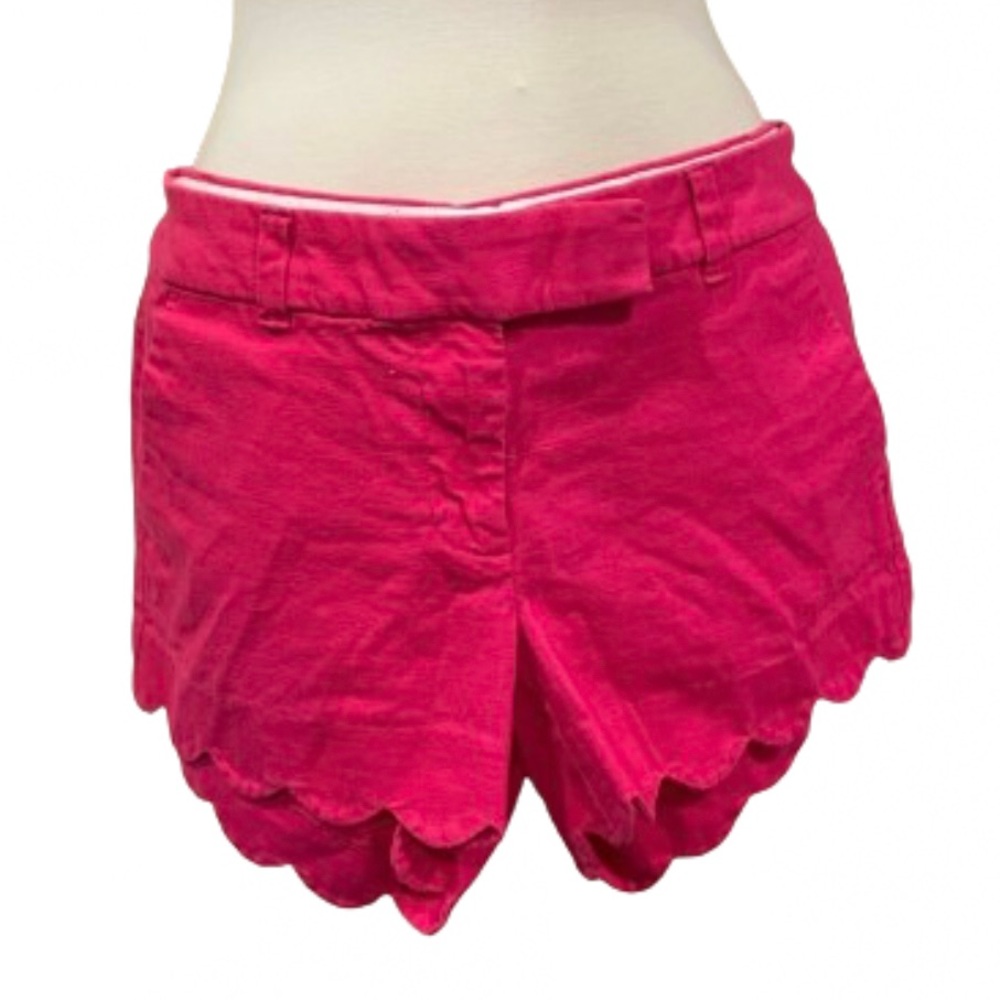 J crew scalloped Pink shorts